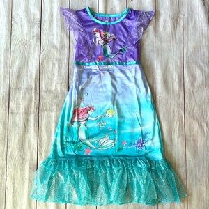 🧜‍♀️👑 Disney Little Mermaid Ariel Fantasy Nightgown - 3T 👑🧜‍♀️